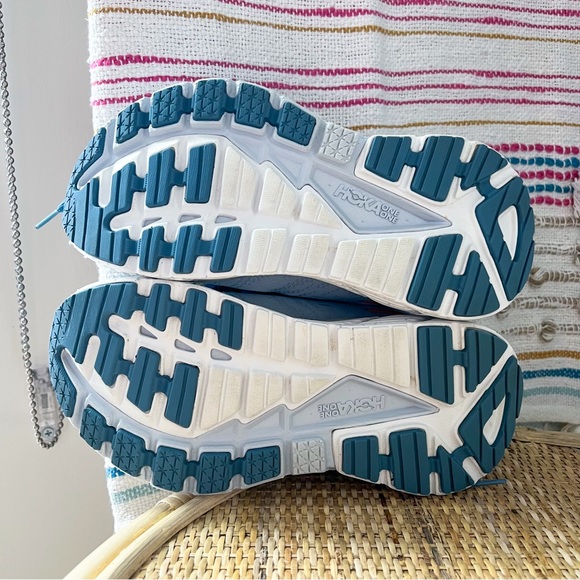 Hoka One One Gaviota 4 Blue Fog a Plein Air Road-Running Sneakers Size 7 Wide - Picture 8 of 8